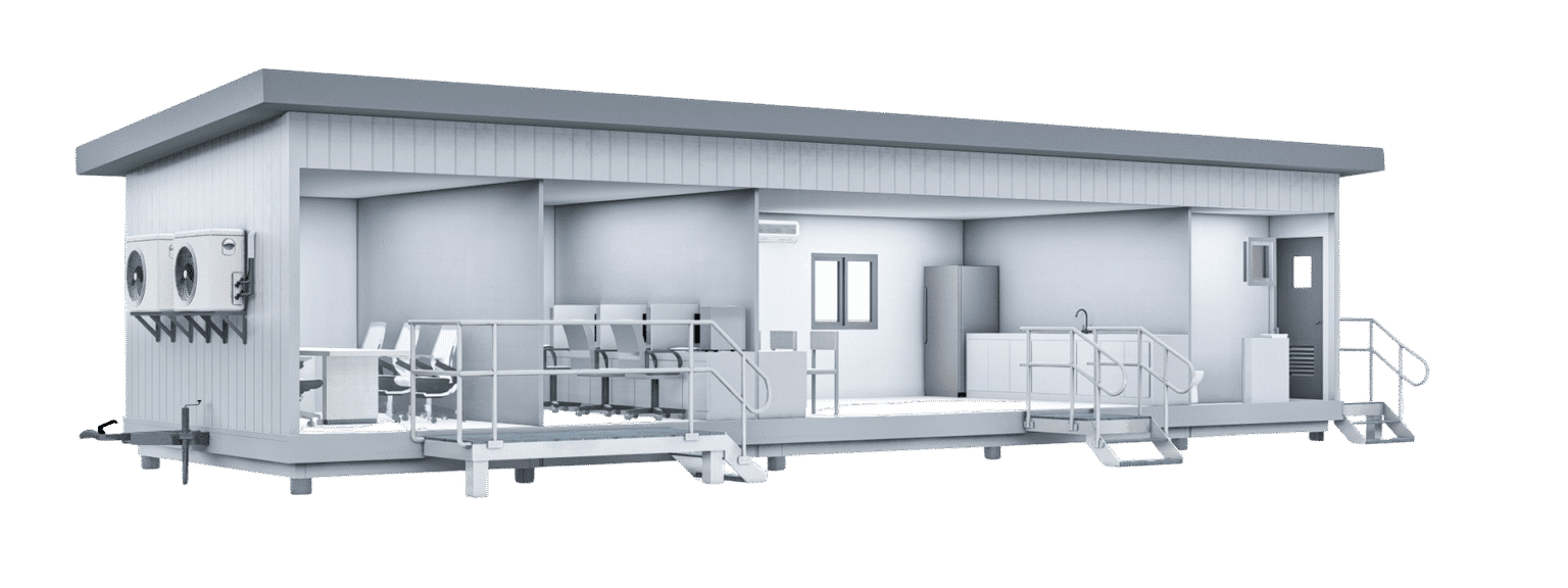 Trailer interior workspace