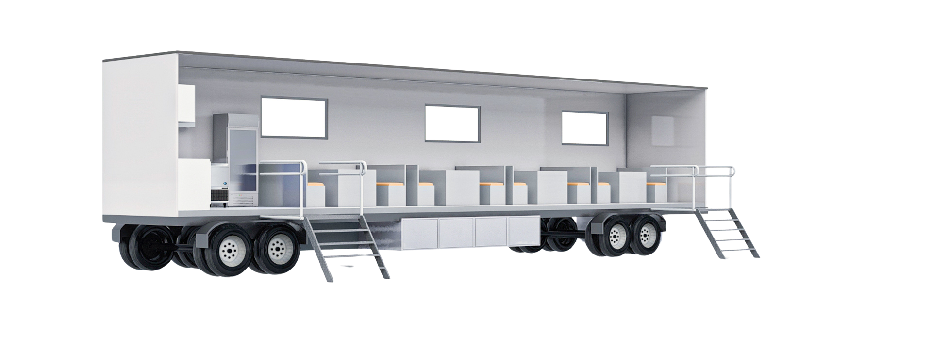 Shutdown trailers as a road train